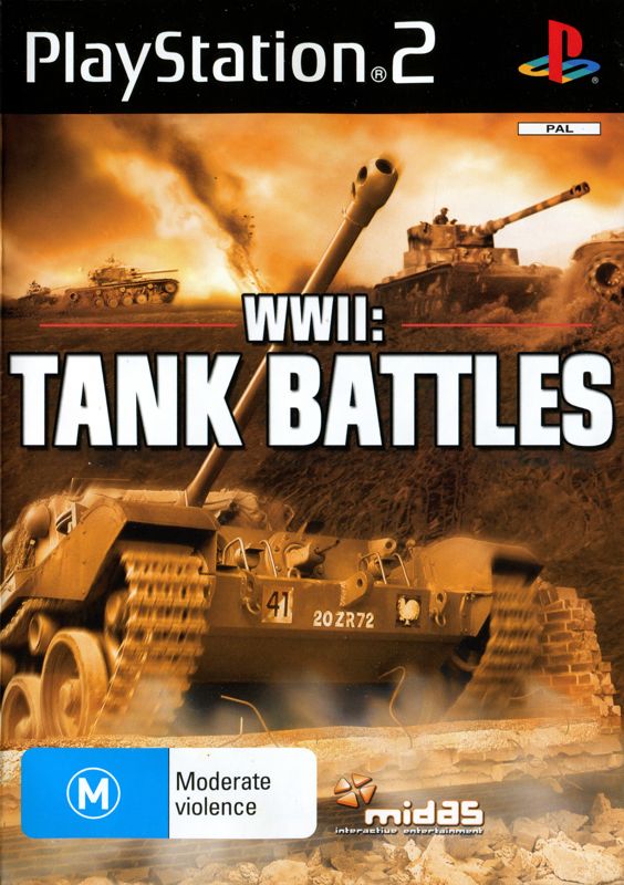 WWII: Tank Battles box art for Playstation 2